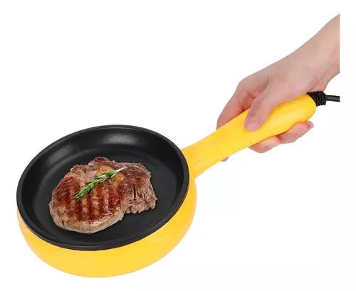 Frigideira Elétrica Antiaderente + Suporte Cozedor de Ovos de Brinde - Entrega Grátis - Tia Malu
