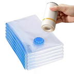 Conjunto 5 Sacos a Vácuo com Bomba Recarregável