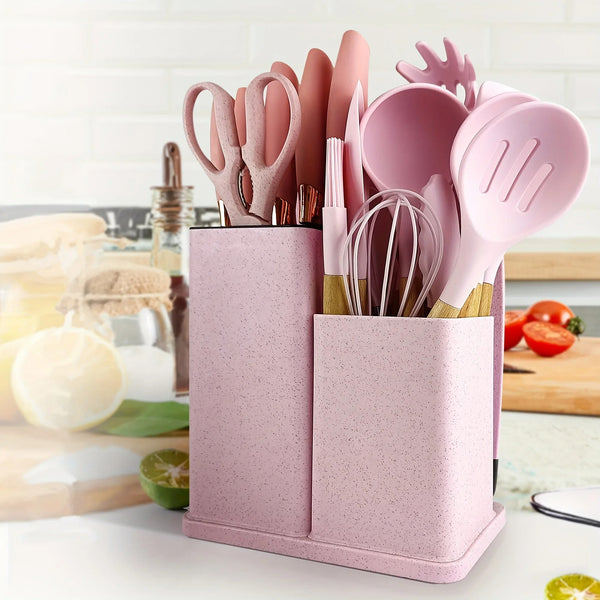 Kit Completo Jogo Utensílios de Cozinha 19 Peças