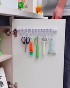 GripPro - Adesivo Organizador de Cozinha Com 10 ganchos - Entrega Grátis