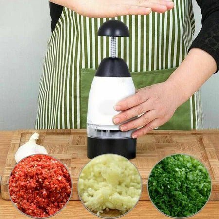 SlapChop - Triturador de Alimentos Manual Com Lâminas Rotativas - Entrega Grátis