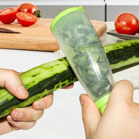 PraticChef - Descascador de Legumes e Frutas com Reservatório Integrado - Entrega Grátis