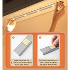 LumiFlex - Lâmpada LED Inteligente em 3 Cores Recarregável - Entrega Grátis