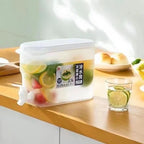 SucoFresh - Suqueira Plástica Com Tampa e Torneira Para Geladeira - Entrega Grátis