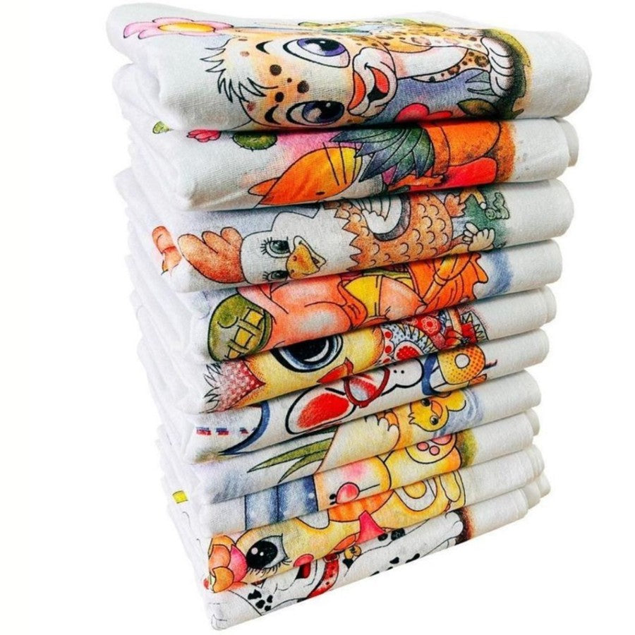 Kit 30 Panos de Prato Estampados Algodão 100% Grandes 35x60cm