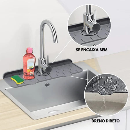 MetClean - Protetor de Torneira Com Drenagem Automática - Entrega Grátis
