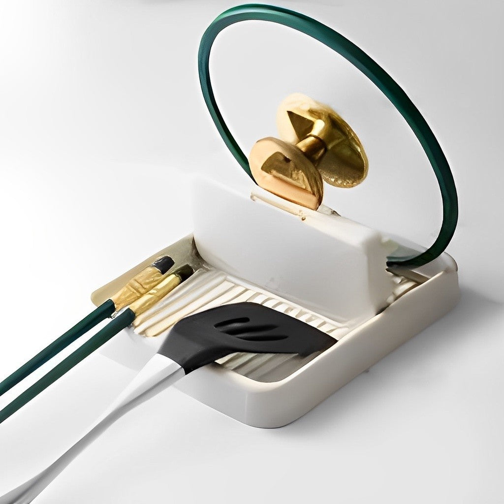 Organix - Suporte Para Tampas De Panelas Talheres - Entrega Grátis