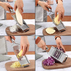 SliceMax - 4 em 1 Fatiador de Legumes Multiuso – O jeito mais rápido e seguro de preparar seus alimentos