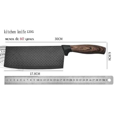 Conjunto De Facas Inox 6 Peças Antiaderente Para Cozinha