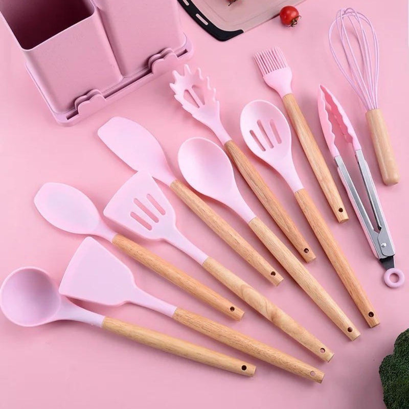Kit Completo Jogo Utensílios de Cozinha 19 Peças