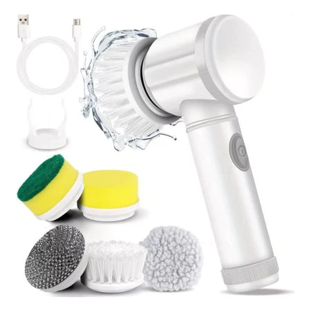 BrushClean - Escova de Limpeza 5 em 1 Sem Fio Prática - Entrega Grátis