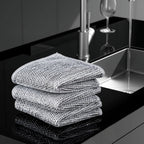 EcoLimp - Pano De Fio De Prata Aço Lavar Louça - Entrega Grátis