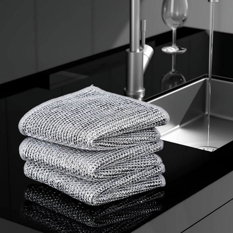 EcoLimp - Pano De Fio De Prata Aço Lavar Louça - Entrega Grátis