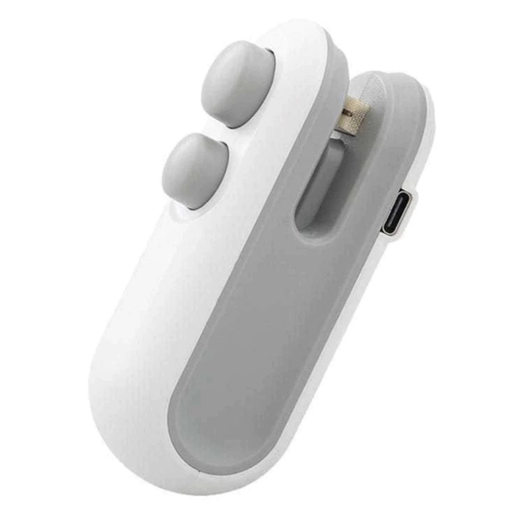 EasySeal - Mini Máquina Seladora de Plástico Recarregável - Entrega Grátis