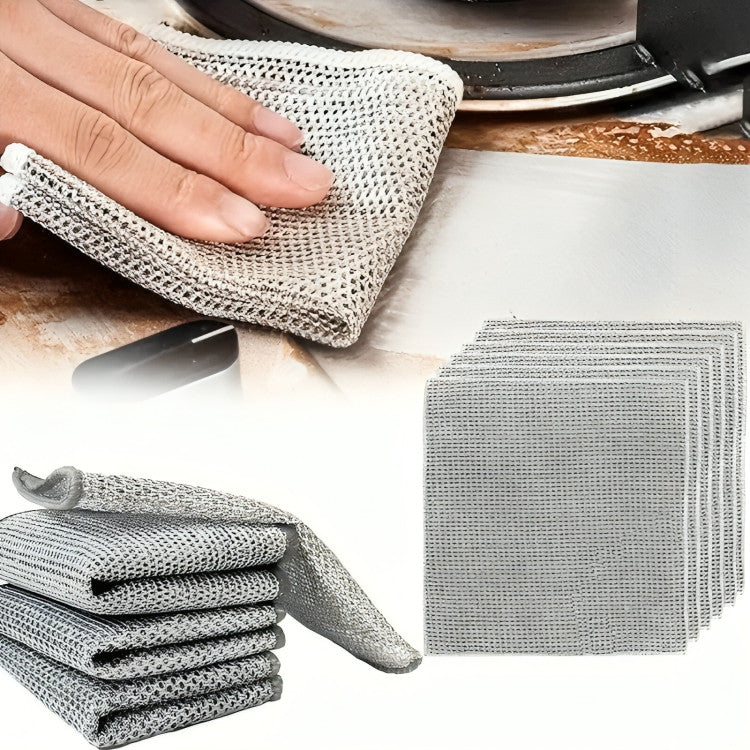 EcoLimp - Pano De Fio De Prata Aço Lavar Louça - Entrega Grátis