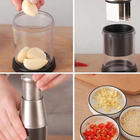 Inoxcut – Espremedor De Alho Manual Rápido e Sem Bagunça + Entrega grátis