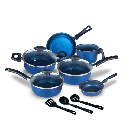 Jogo de Panelas Antiaderente 9 Peças Tampa Vidro