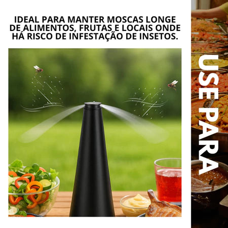AntiMoscas - Ventilador de Mesa Espanta Mosca Sem Químicas Repelente De Mosquitos E Inseto - Entrega Grátis