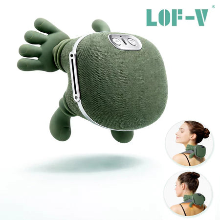 CerviRelax - Massageador de Pescoço e Ombros Para Relaxamento e Alívio 8 Pontos de Aquecimento - Entrega Grátis
