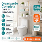 PratFlex - Prateleira Organizadora Multifuncional Com 3 Andares Para Banheiro - Entrega Grátis