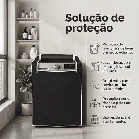Capa Protetora Premium Impermeável Para Máquina de Lavar - Entrega Grátis