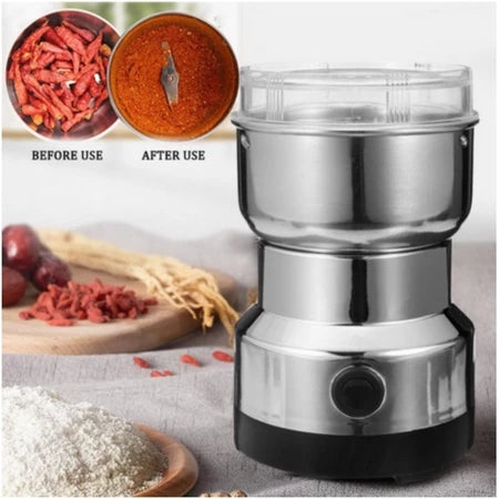 InoxGrinder - Moedor Multifuncional Elétrico de Grãos e Especiarias - Entrega Grátis