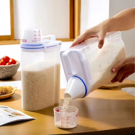 Potes Herméticos Com Medidor Integrado Para Alimentos e Condimentos - Entrega Grátis