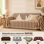 Manta de Luxo Estampa de Linhas Super Macia - Entrega Grátis