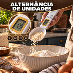 ChefPro - Colher Digital de Pesar 0,1-500g Com Display LCD - Entrega Grátis