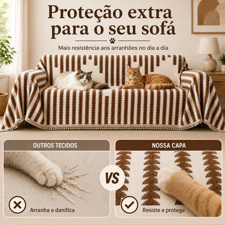 Manta de Luxo Estampa de Linhas Super Macia - Entrega Grátis