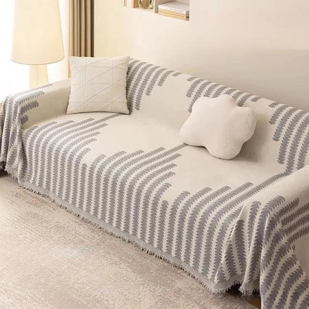 Manta de Luxo Estampa de Linhas Super Macia - Entrega Grátis