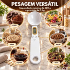 ChefPro - Colher Digital de Pesar 0,1-500g Com Display LCD - Entrega Grátis